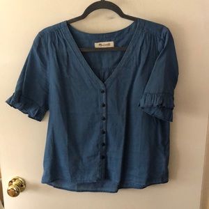 Madewell Chambray blouse